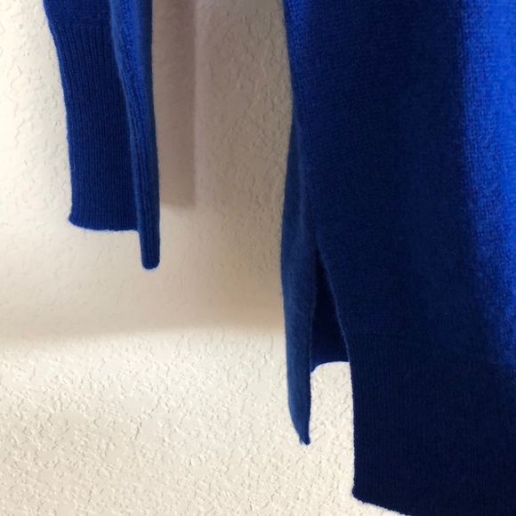 NWT Halogen 100% cashmere blue sweater | xs - Picture 7 of 12